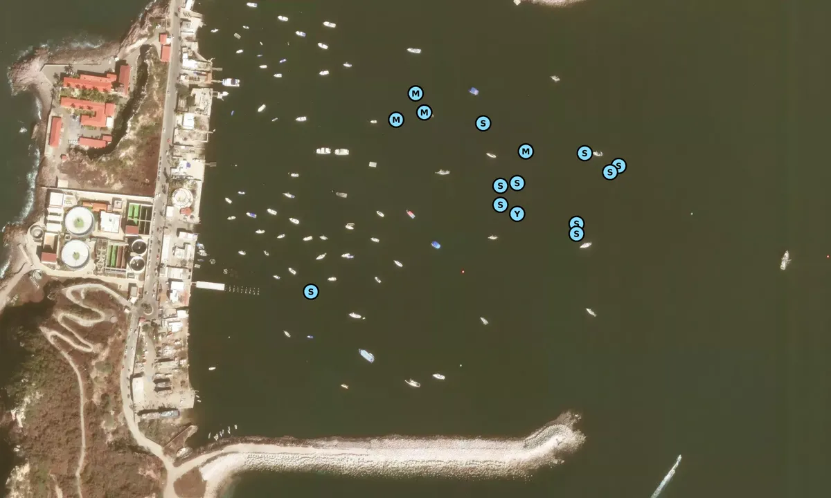 Satelite image of Mazatlan South