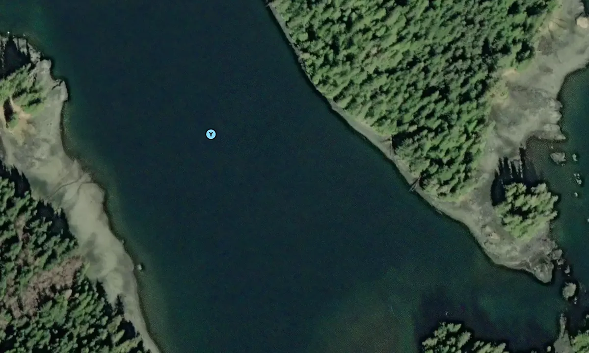 Satelite image of McKenzie Inlet