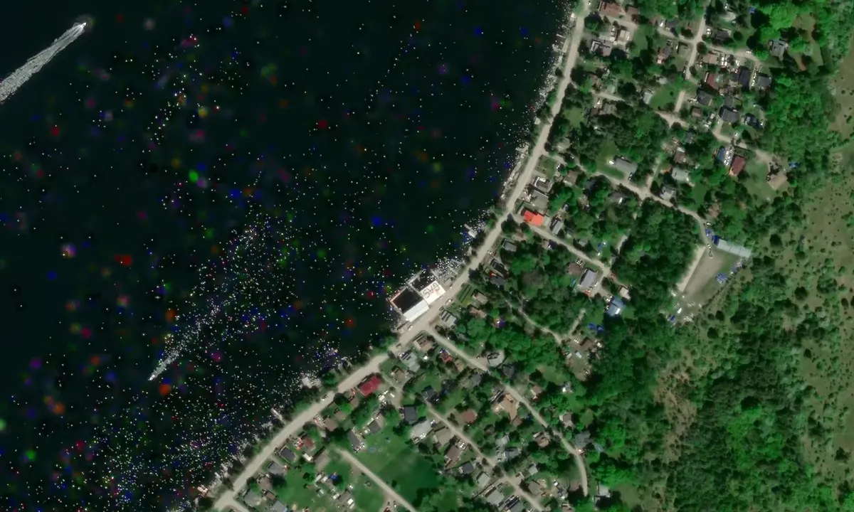 Satelite image of McLaren's Marina