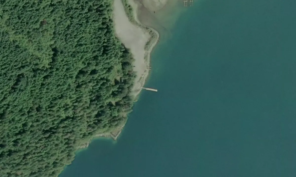 Satelite image of McNab Creek