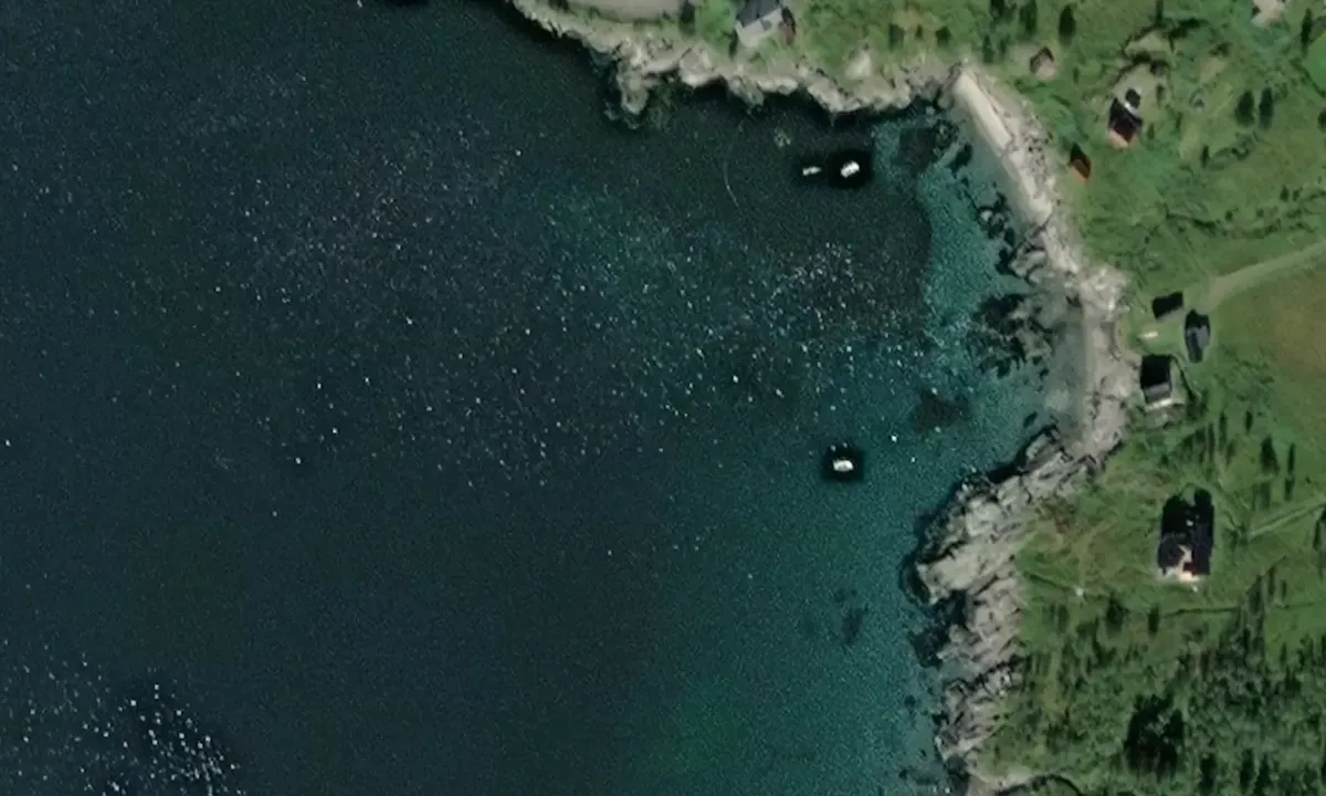 Satelite image of Mefjordbotn