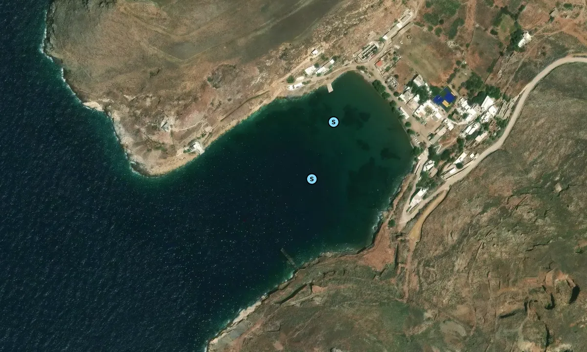 Satelite image of Megalo livadi