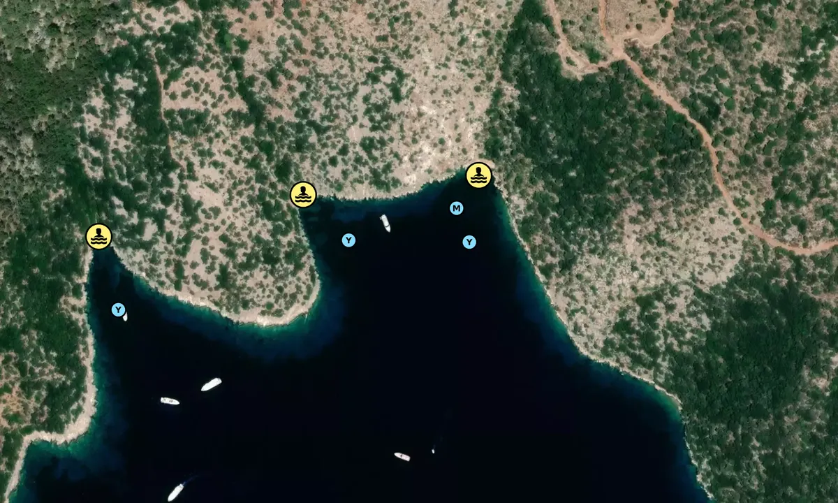 Satelite image of Meganisi