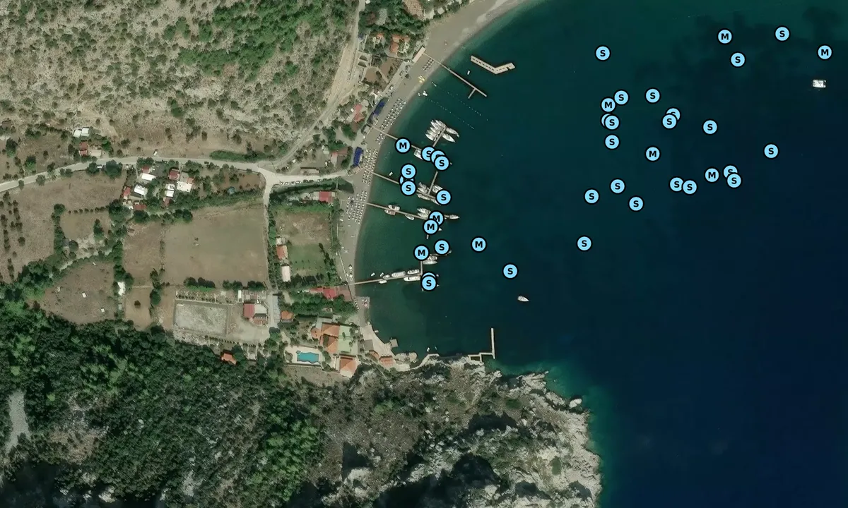 Satelite image of Mehmets Place