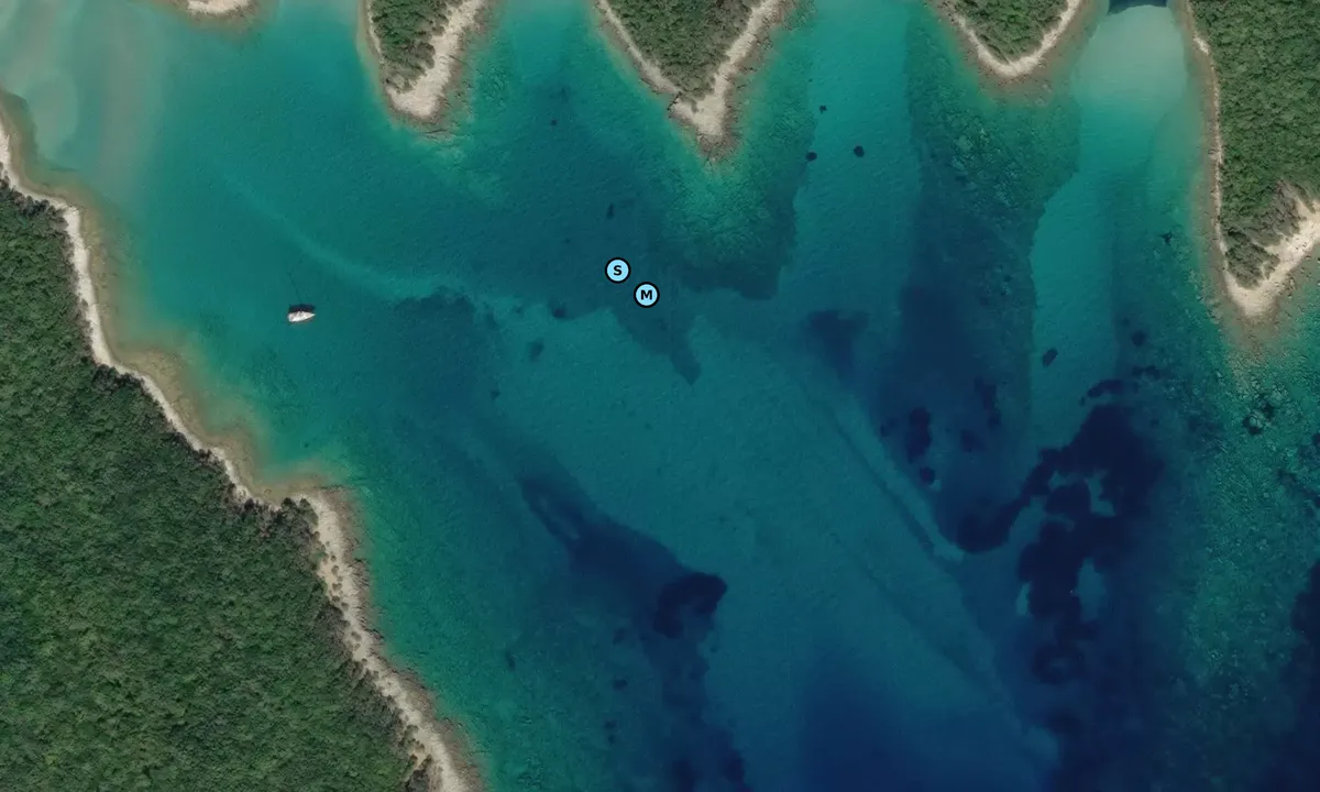 Satelite image of Meli - Cres