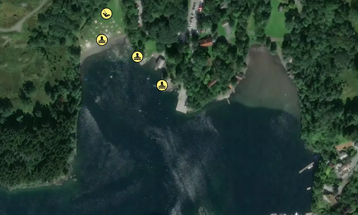 Satelite image of Melkeviken