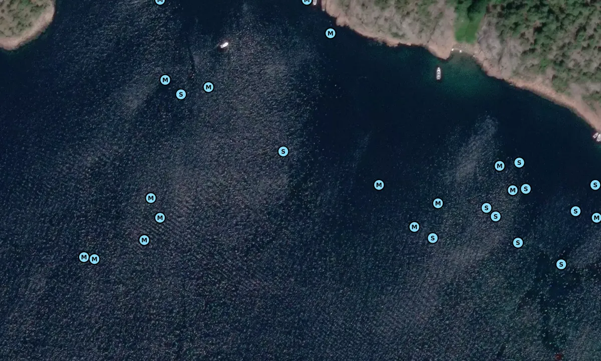 Satelite image of Mellom-Bolæren