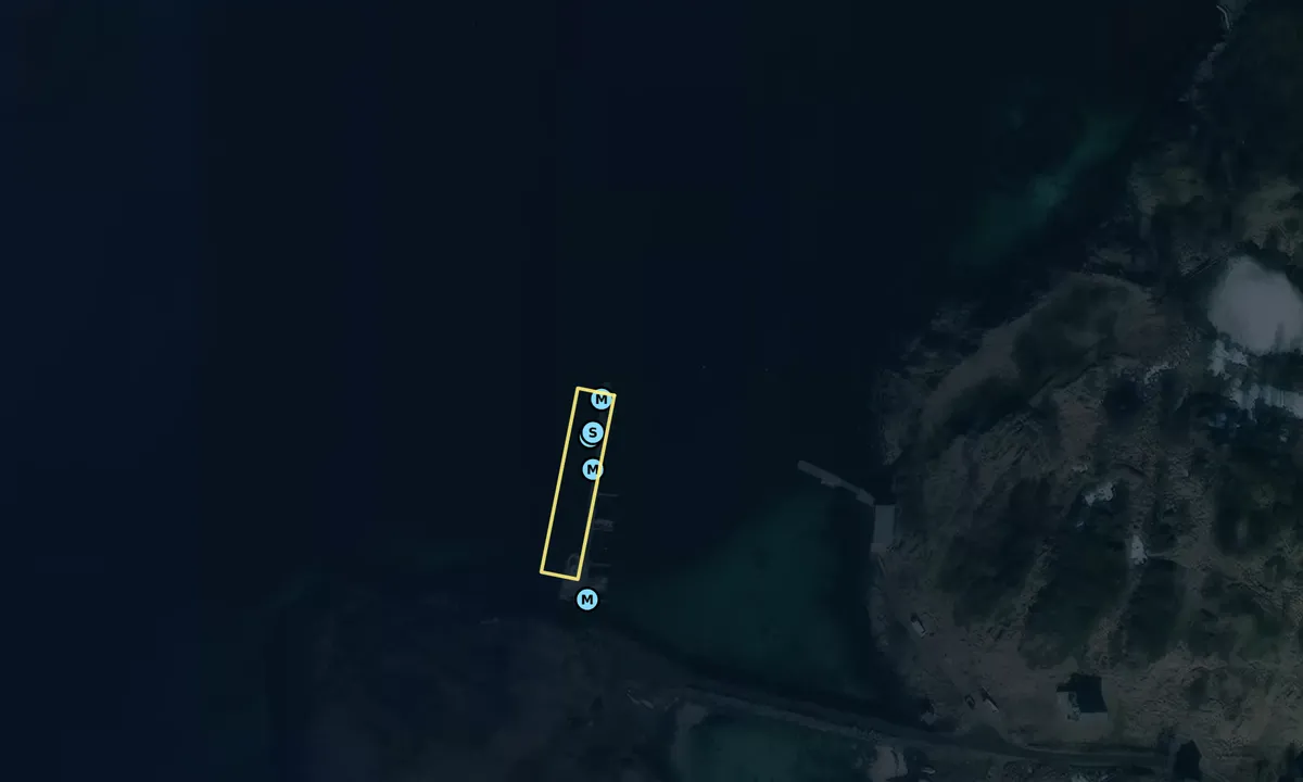 Satelite image of Meløyvær Småbåtforening