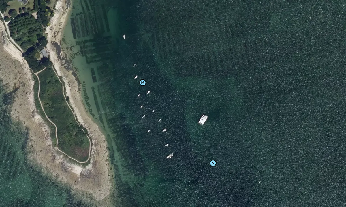 Satelite image of Men er Beleg