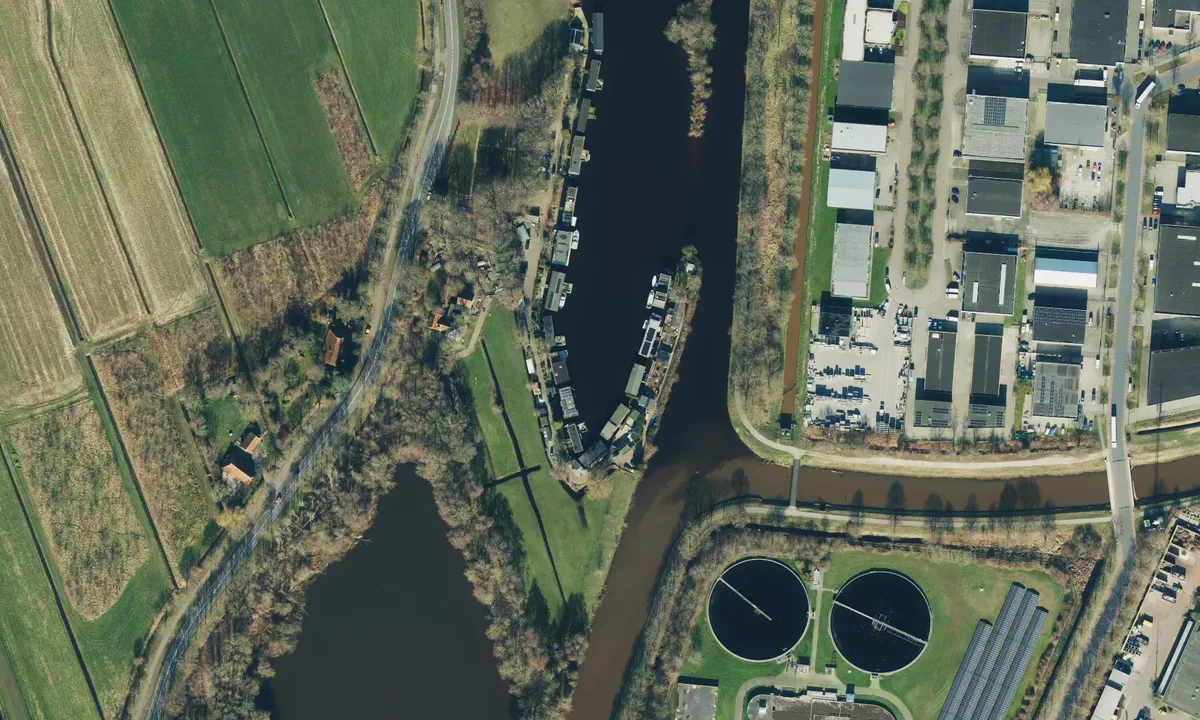 Satelite image of Meppel, Netherlands