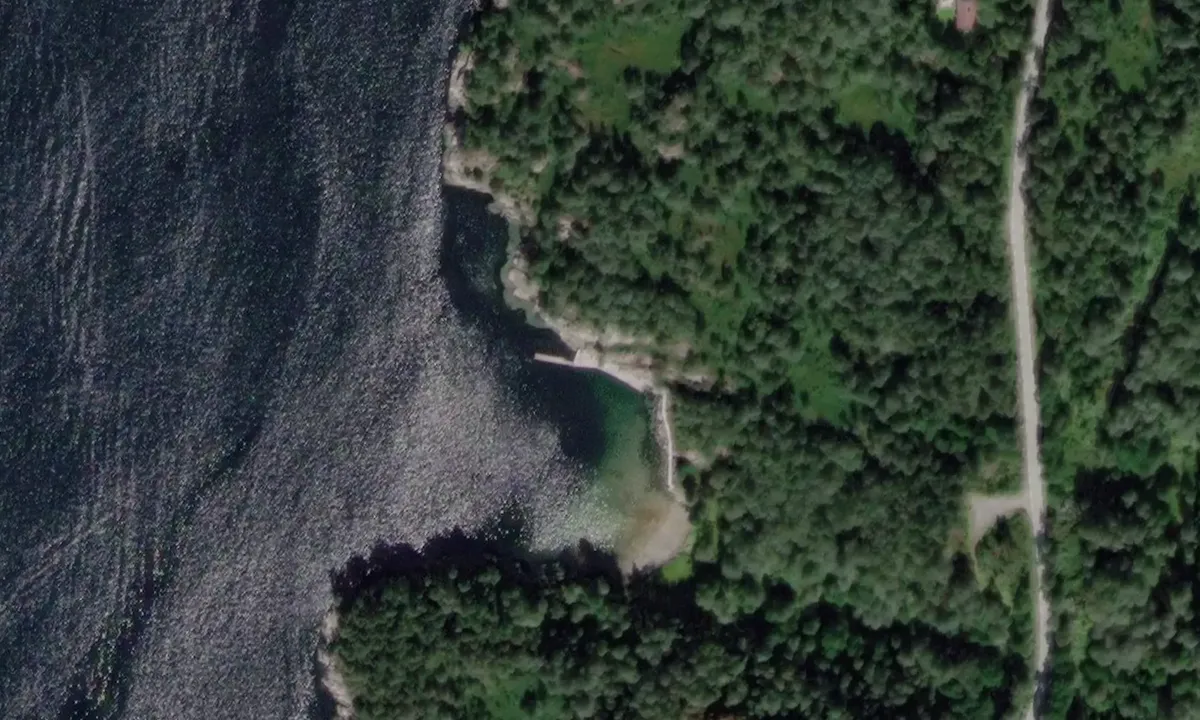 Satelite image of Merkesdalen