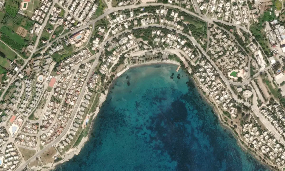 Flyfoto av Meteor Beach