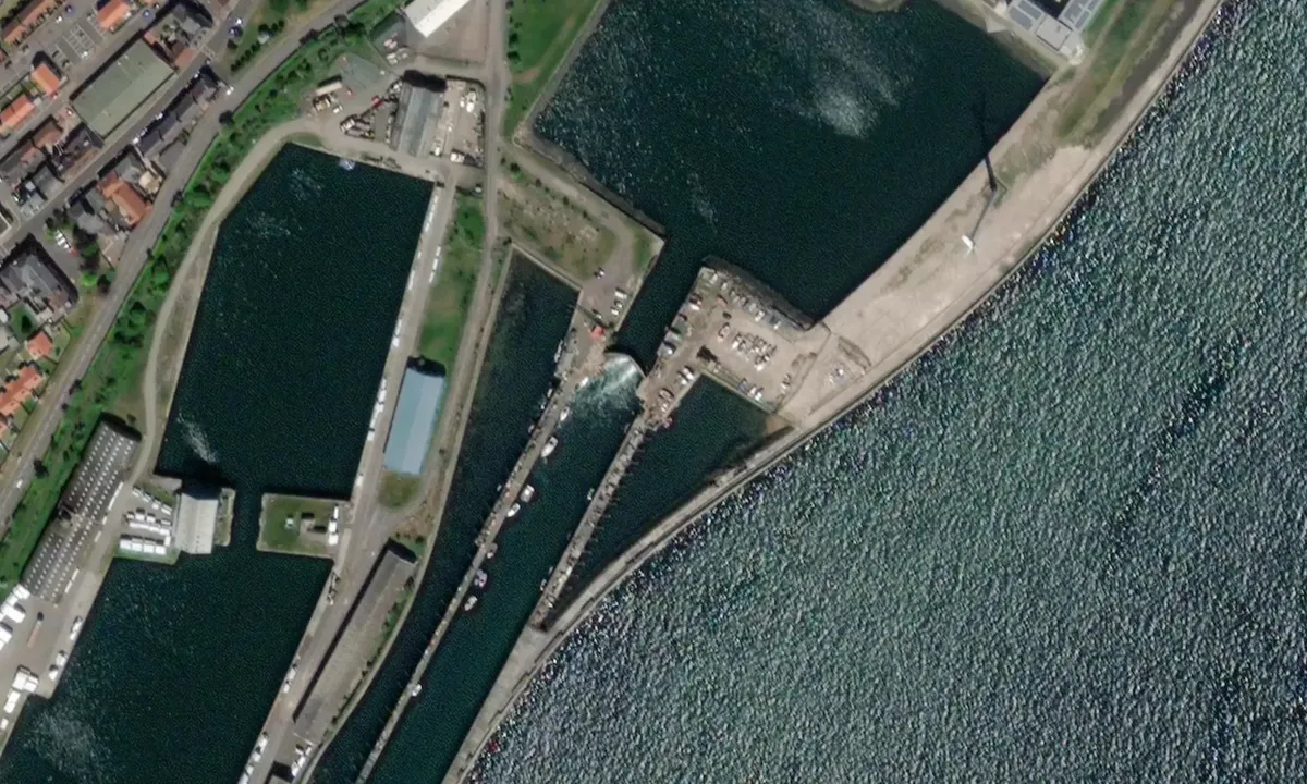 Flyfoto av Methil Boat Club