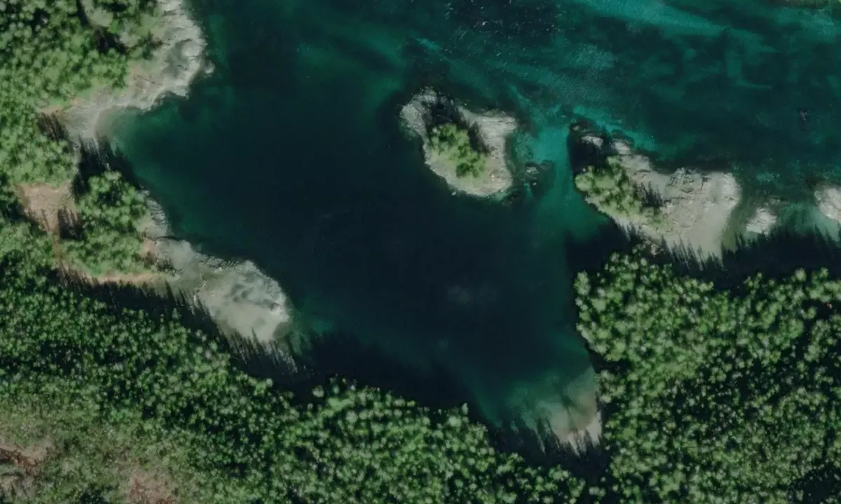 Satelite image of Meyers Narrows