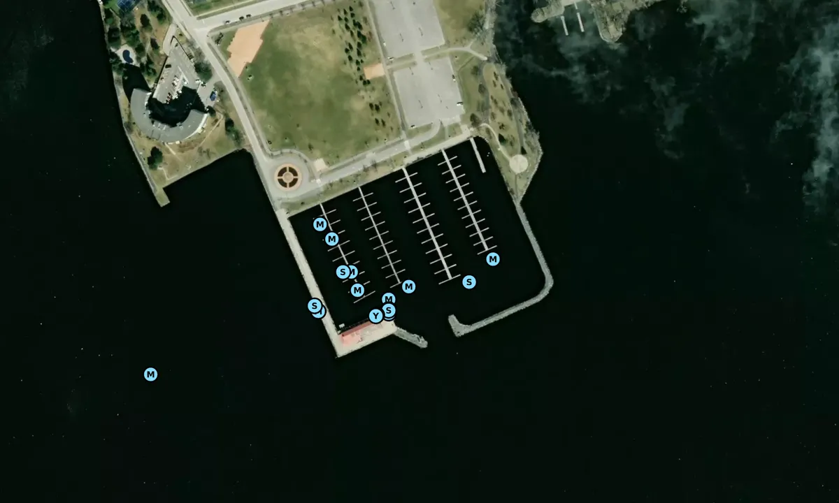 Satelite image of Meyer's Pier Marina