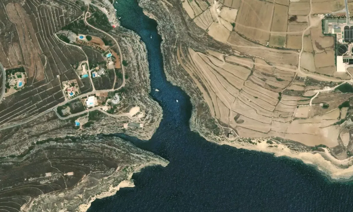 Satelite image of Mgart Ix-Xini