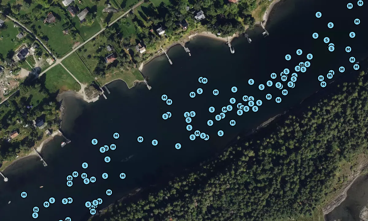 Satelite image of Middagsbukta