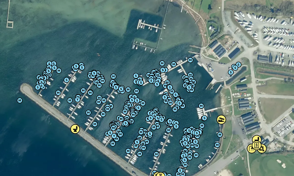 Satelite image of Middelfart Marina