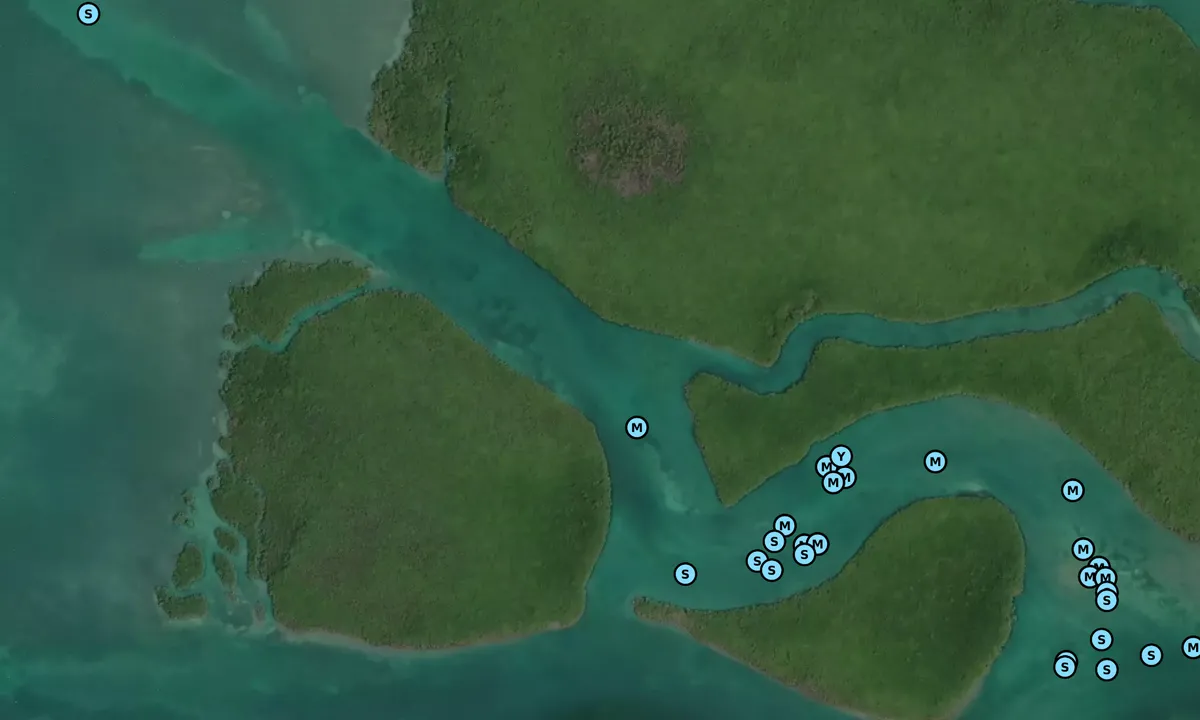 Satelite image of Middle Creek