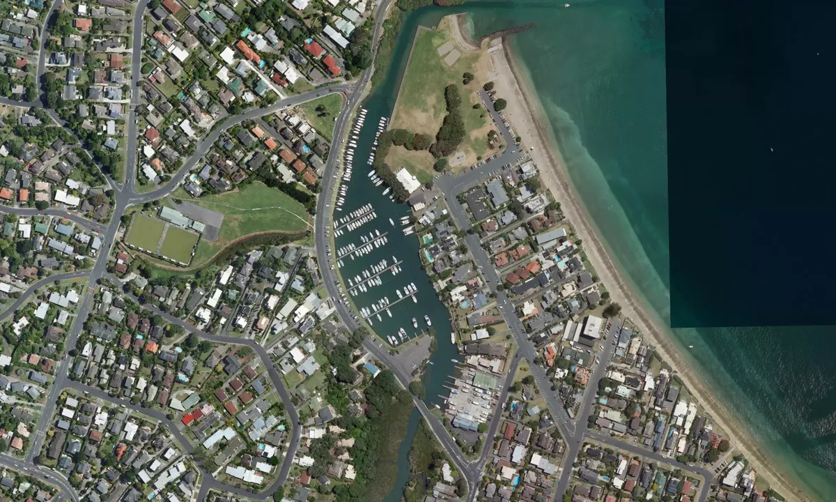 Flyfoto av Milford Marina