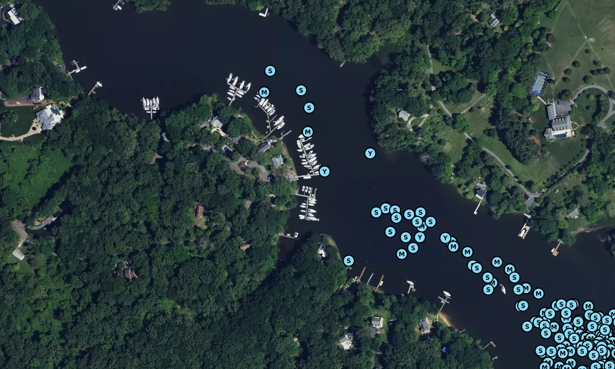 Satelite image of Mill Creek Marina