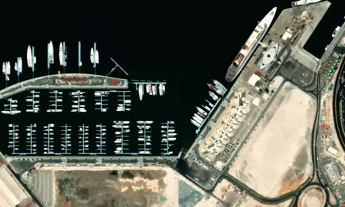 Flyfoto av Mina Rashid Marina
