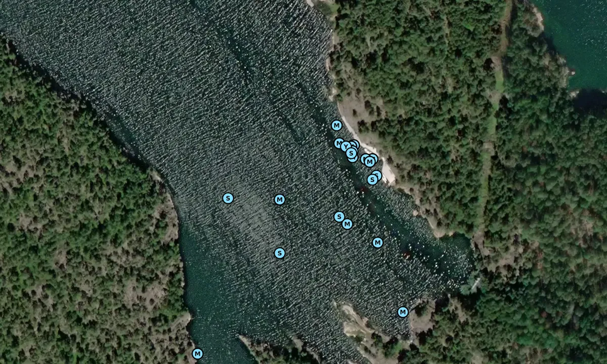 Satelite image of Mjödö