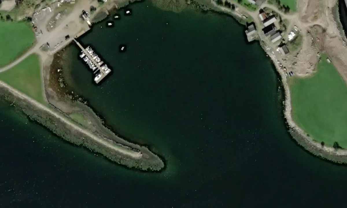 Satelite image of Mjøneset