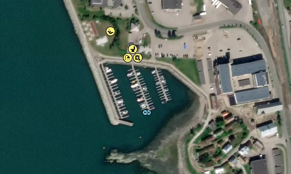Satelite image of Moholmen Marina - Mo i Rana