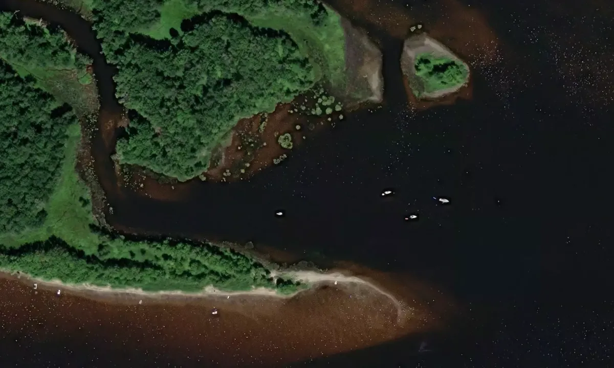 Satelite image of Mohr Island