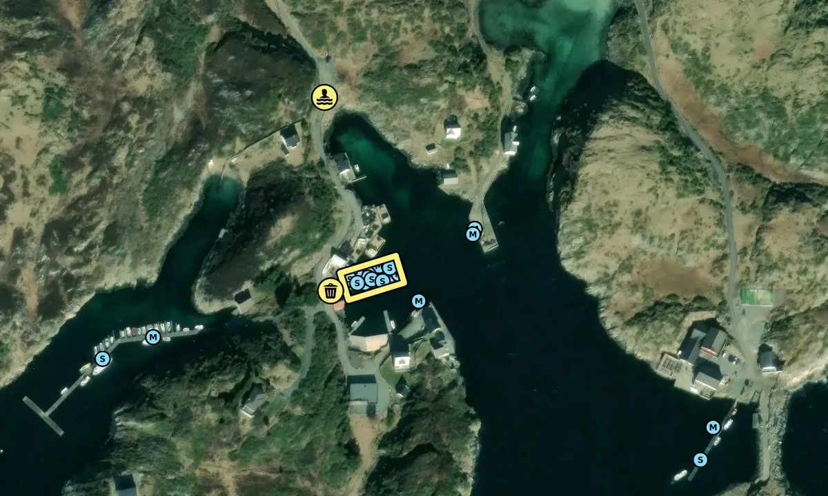 Satelite image of Møkster