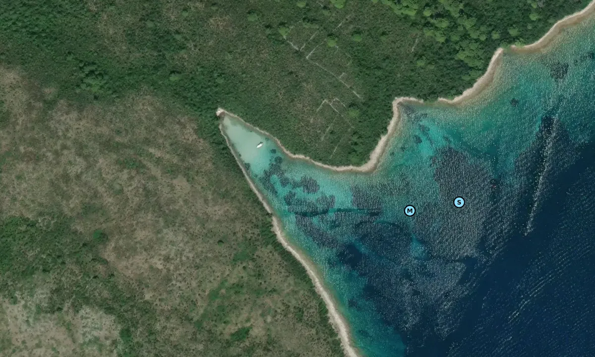 Satelite image of Molat Sud