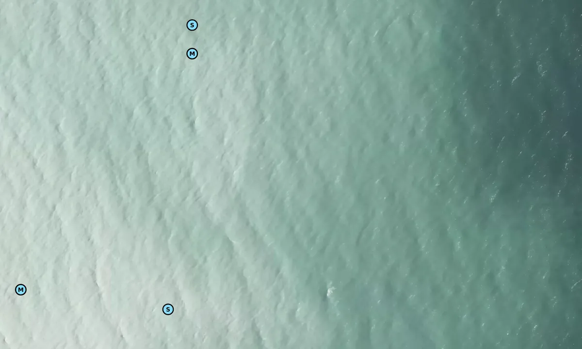 Satelite image of Møns Klint