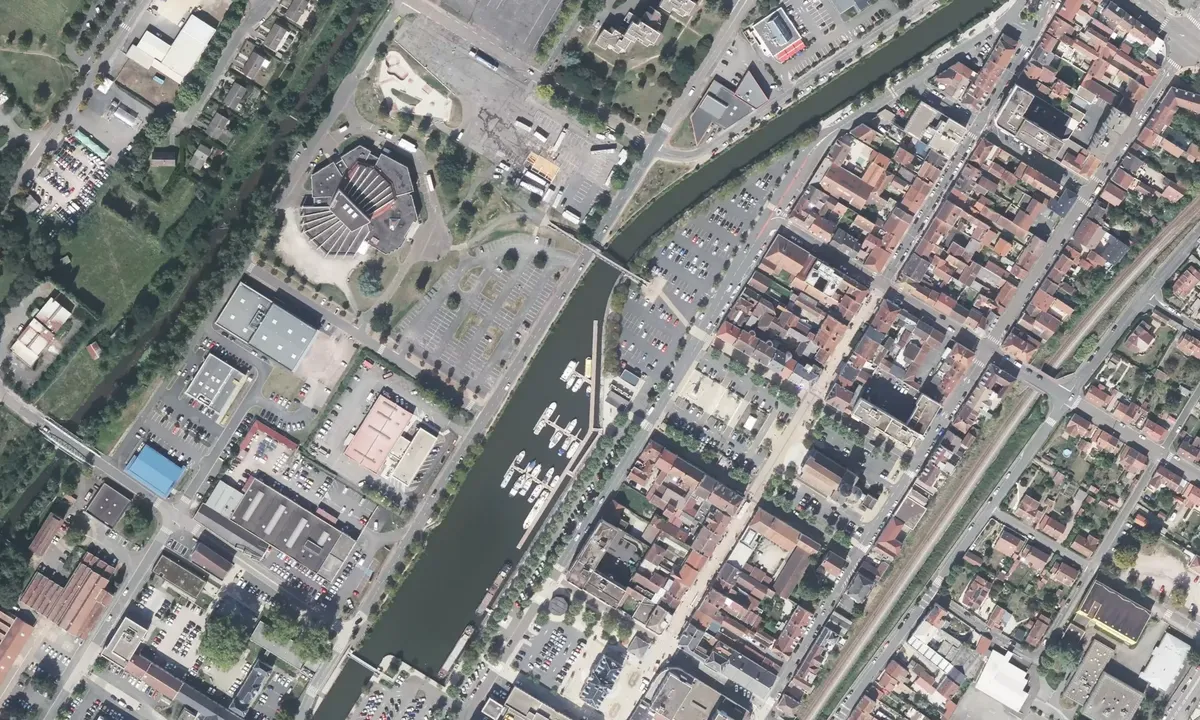 Satelite image of Montceau les Mines