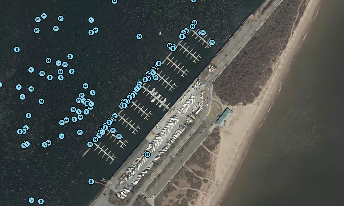 Satelite image of Moonbeam Great Kills Park Marina