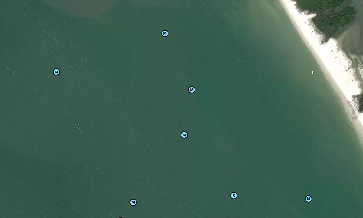 Satelite image of Morgan Beach