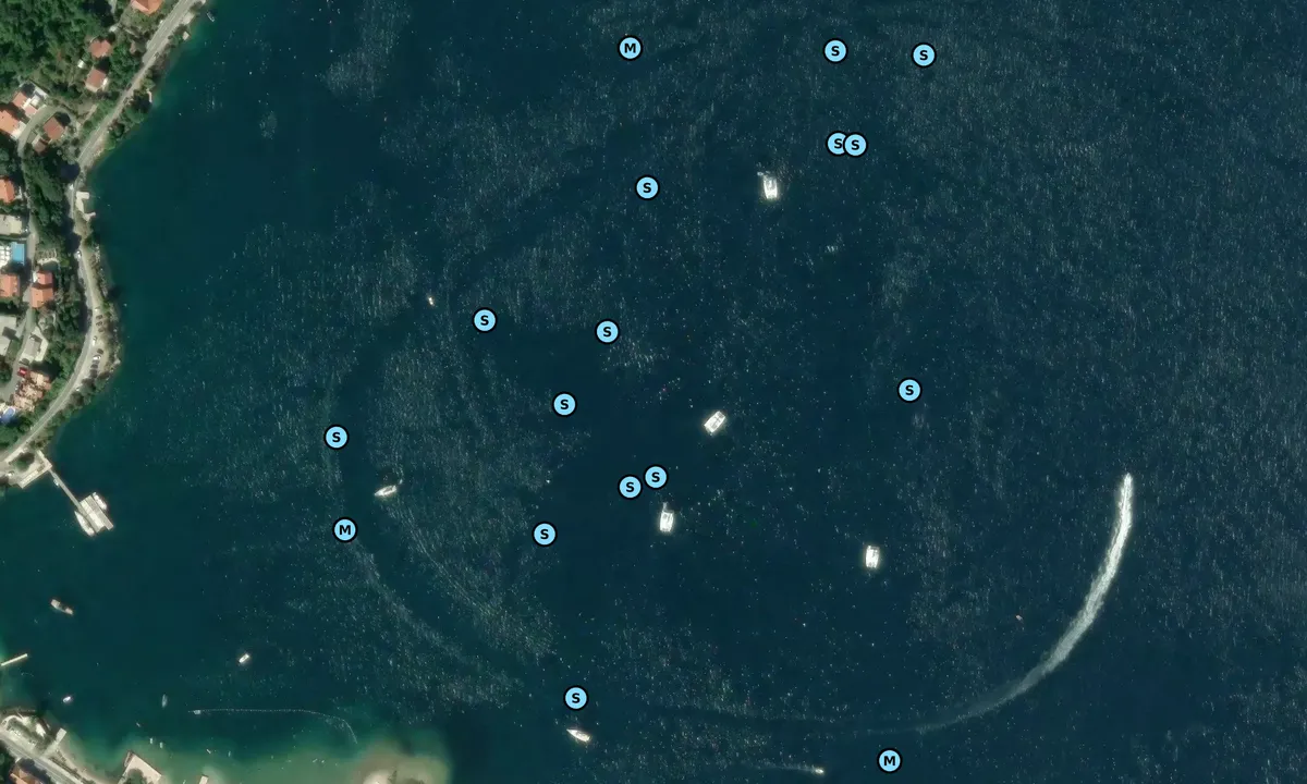 Satelite image of Morinjski Zaliv
