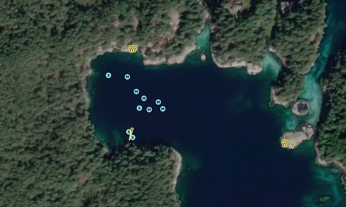 Satelite image of Mørkavågen