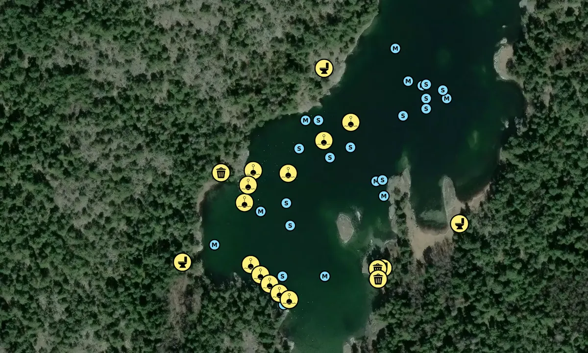 Satelite image of Mörkviken - Fjärdlång
