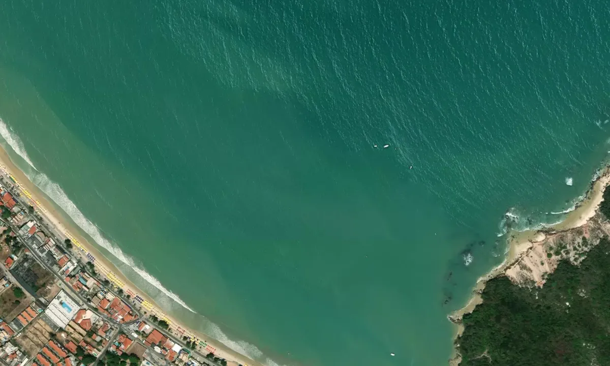 Flyfoto av Morro do Careca