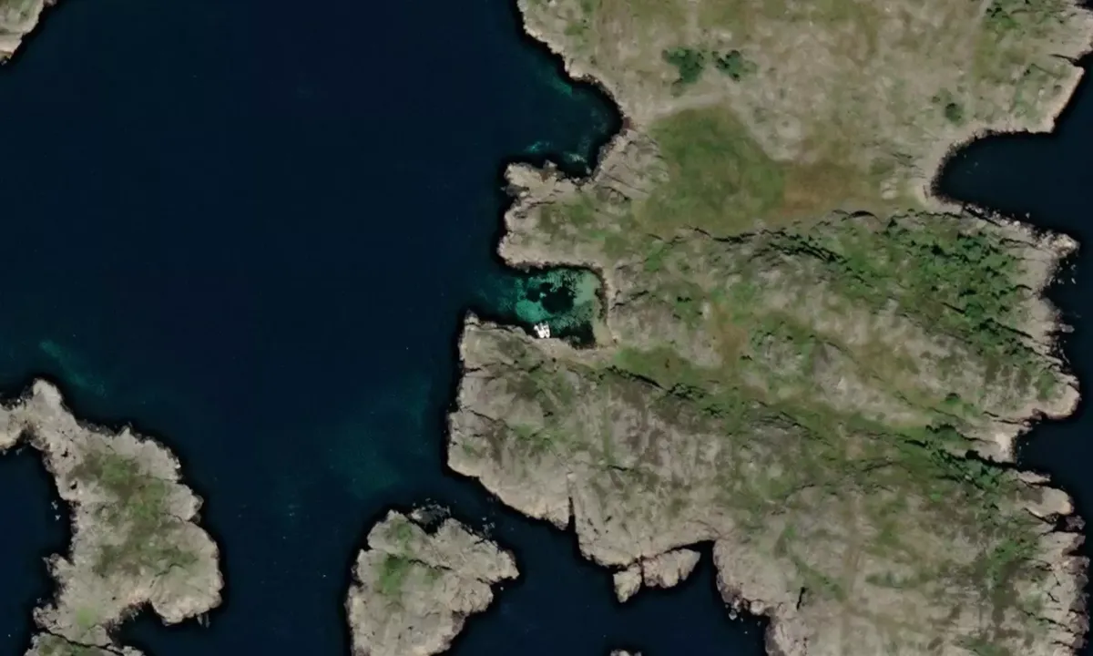 Satelite image of Mortehåla