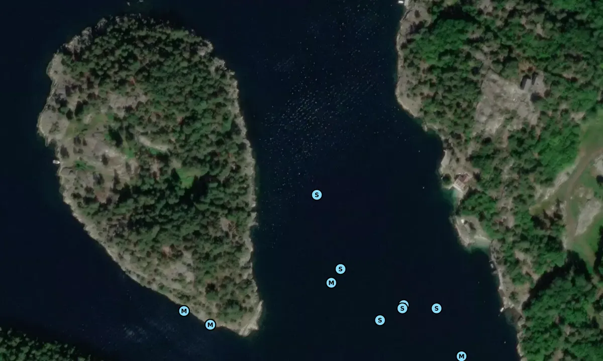Satelite image of Mortensholmen