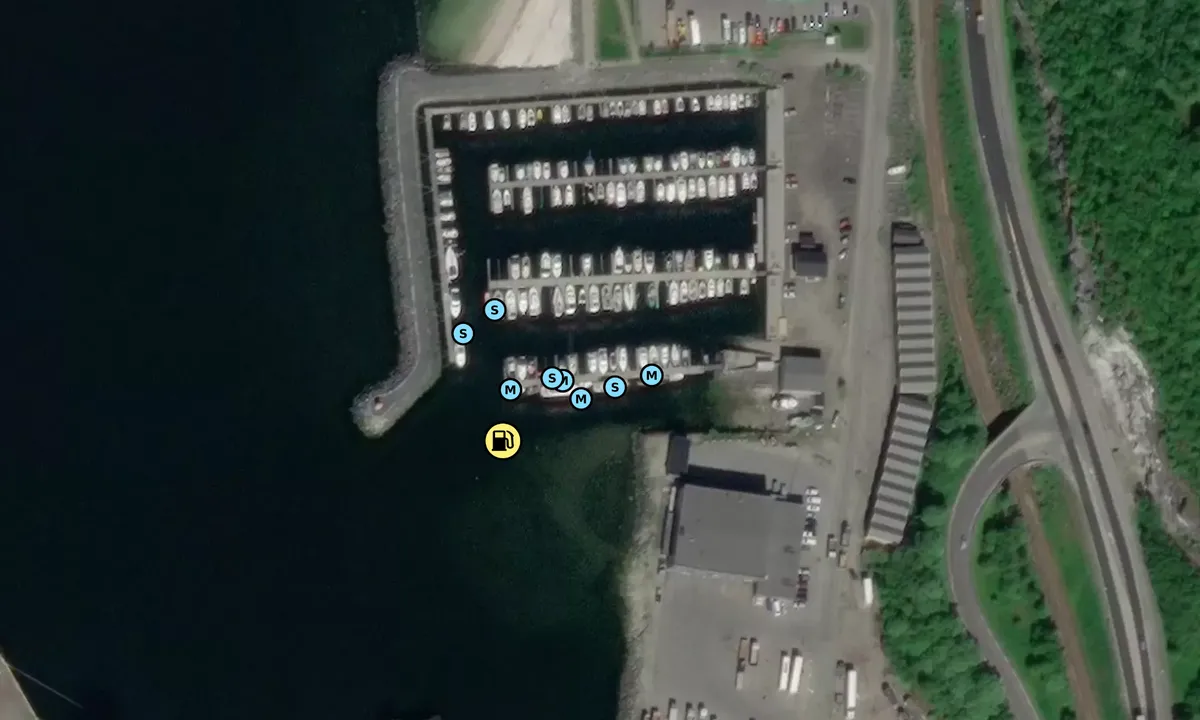 Satelite image of Mosjøen Pålgarden Marina