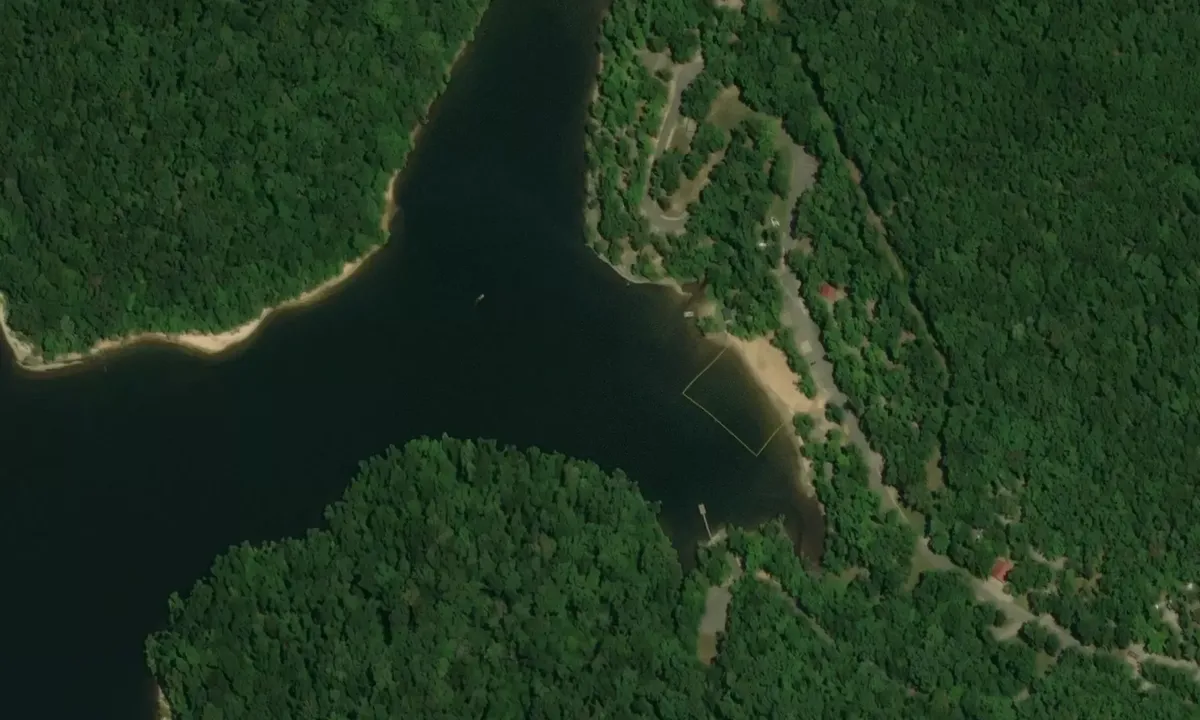 Satelite image of Moss Creek