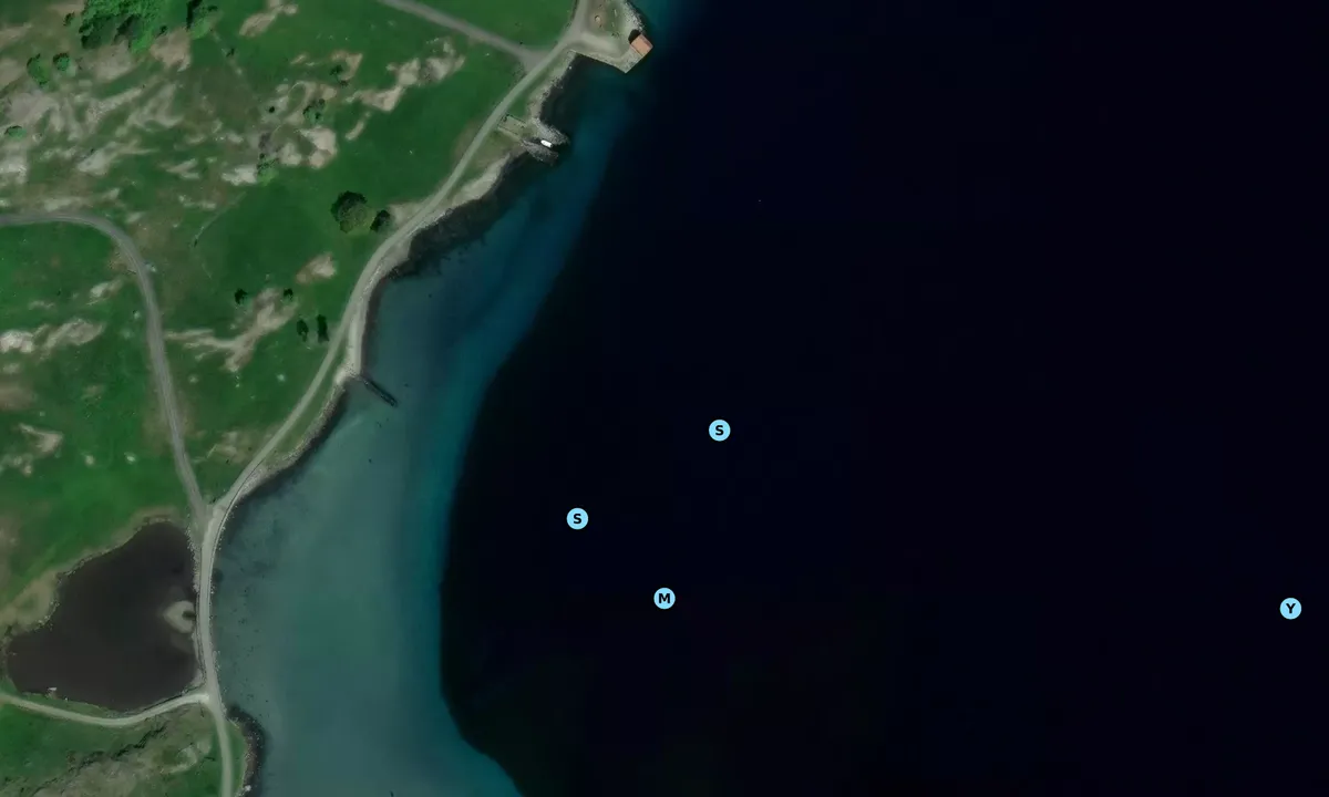 Satelite image of Mosterøy Finnestad bukta Rennesøy