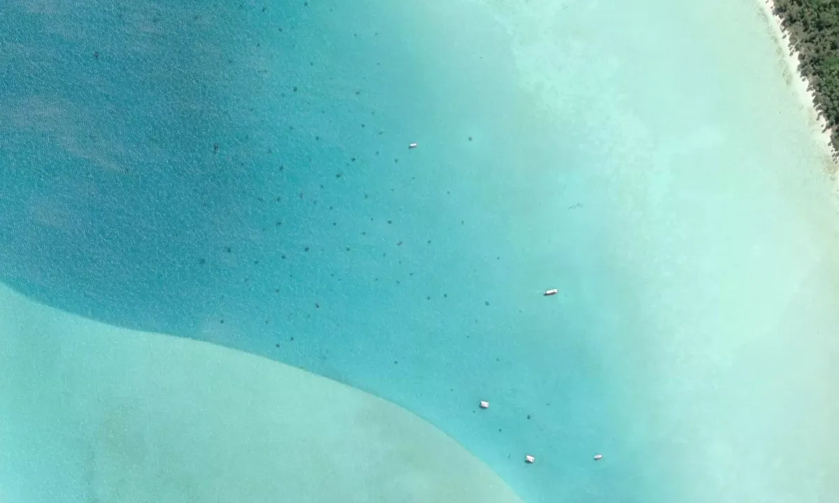 Flyfoto av Motu Roa