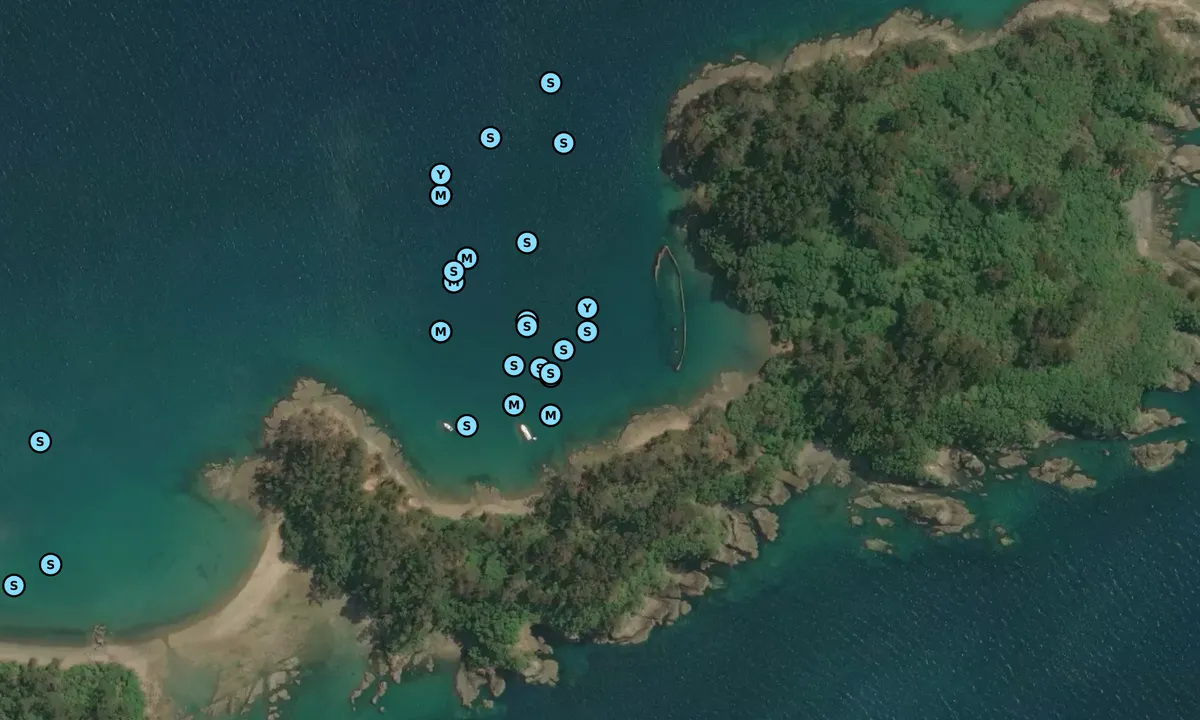 Satelite image of Moturekareka Island