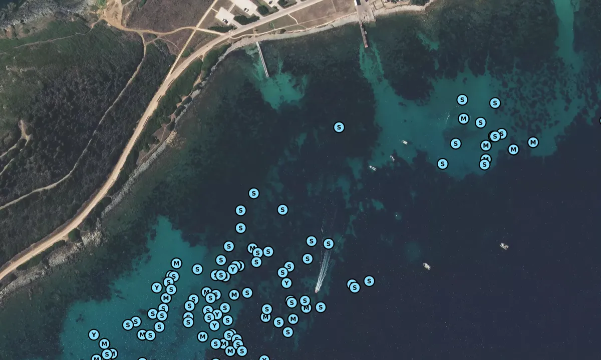 Satelite image of Mouillage des Îles Sanguinaires