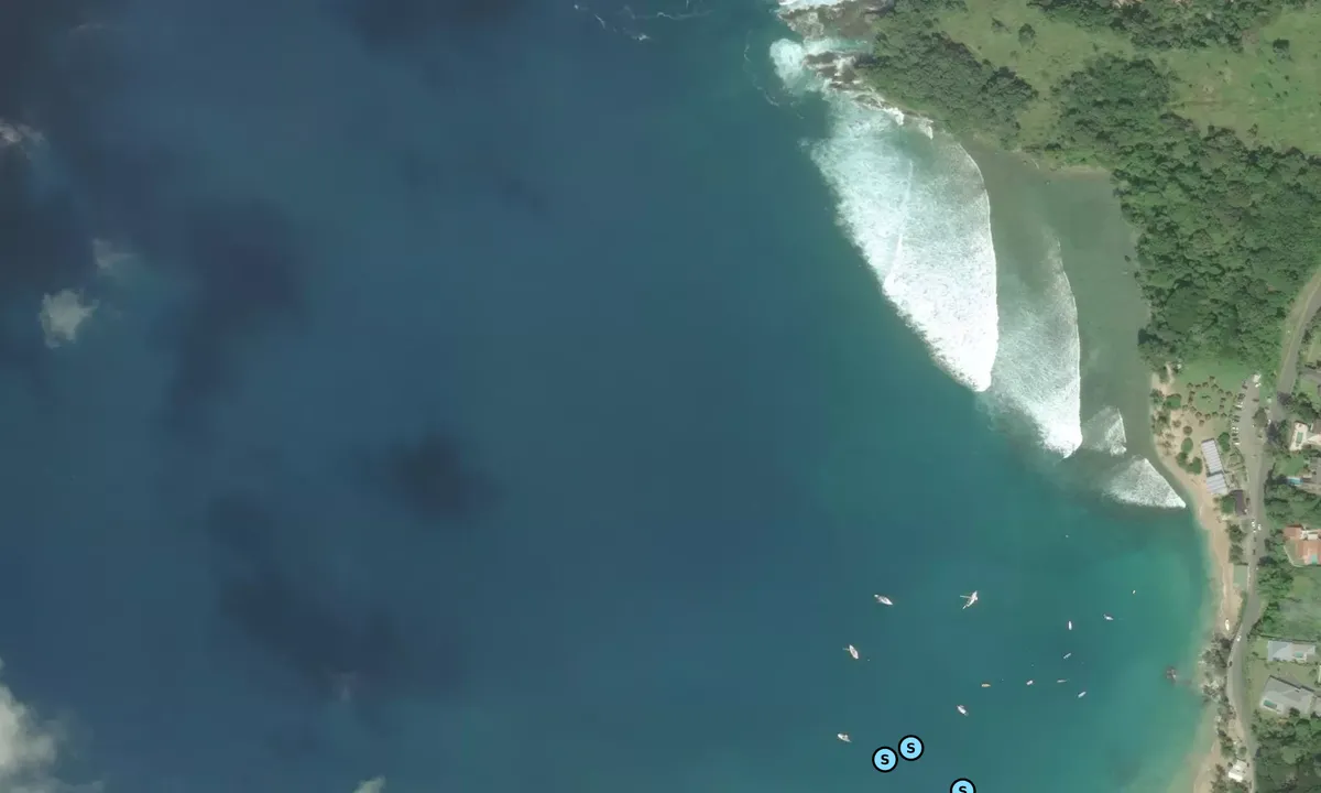Satelite image of Mount Irvine Bay