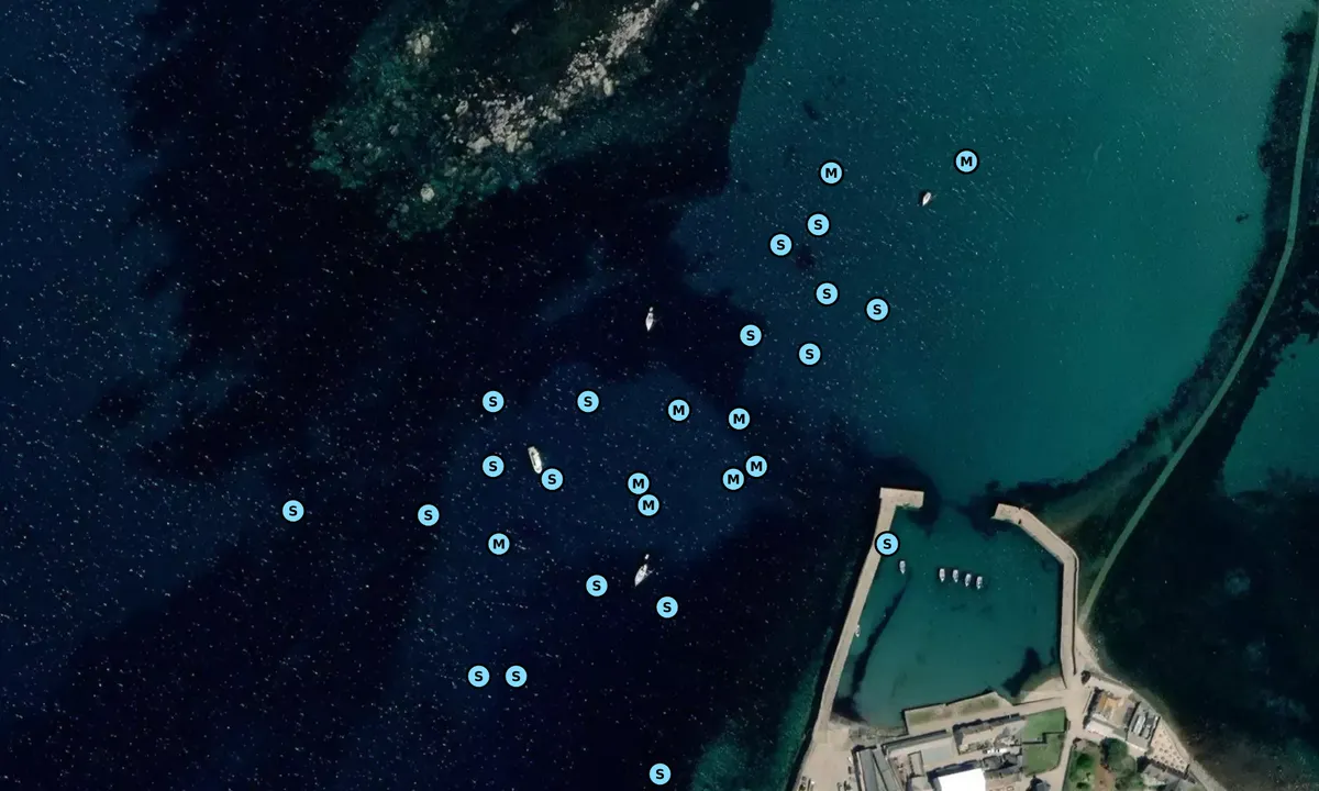 Satelite image of Mount's Bay